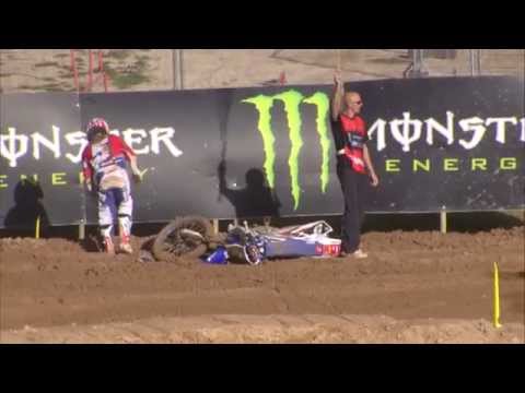 MXoN 2014 Jeremy Martin Crash - Monster Energy FIM Motocross of Nations