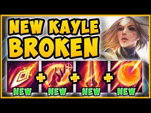 WTF RIOT?? NEW KAYLE REWORK IS 100% TOO OP! KAYLE REWORK SEASON 9 TOP GAMEPLAY! - League of Legends
