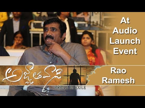 Rao Ramesh At Agnyathavasi Audio Launch