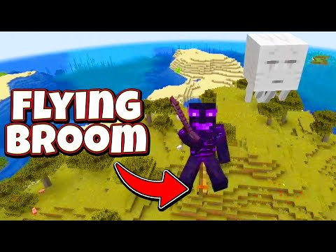 Minecraft Flying Brooms!