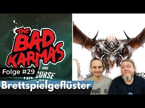 Brettspielgeflüster – Crowdfunding Unboxing – Primal & The Bad Karmas ... – mit Alex & Peat #29
