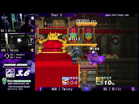 I Can't Believe Its Not Melee What a Twist! Singles - AOA | Twisty (Wario) vs BS | Billz (Ganondorf)
