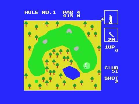 Super Golf (1984, MSX, Comtec)