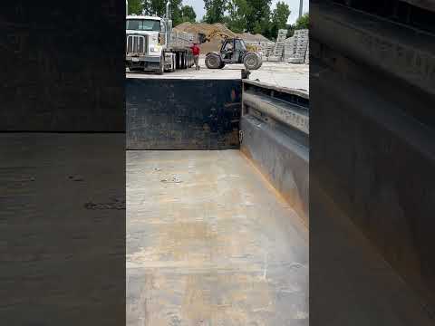 Caterpillar TH406 Telehandler Loading Big Pre-cast Block #shorts #caterpillar #machine