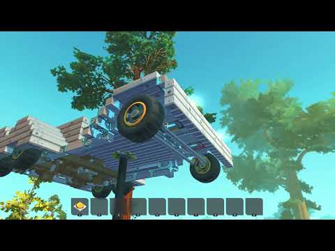 Hybrid Recharging Truck In Scrap Mechanic!
