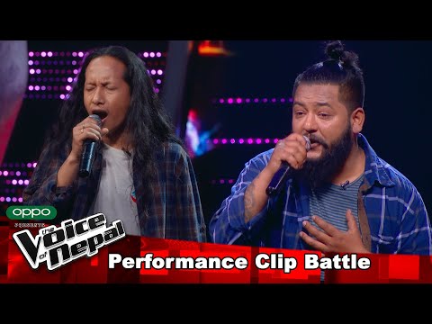 Subash Vs Samrat "Gahiro" Battle Round - The Voice of Nepal 2021