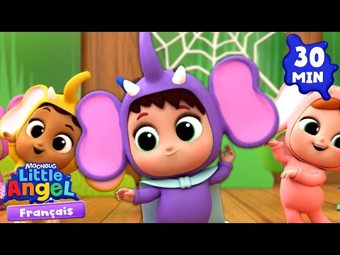 Un Éléphant qui se Balançait avec Bébé Louis 🐘 | Little Angel | Aventures en Famille