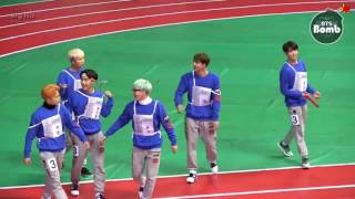 BANGTAN BOMB BTS 400-meter relay race Compilation