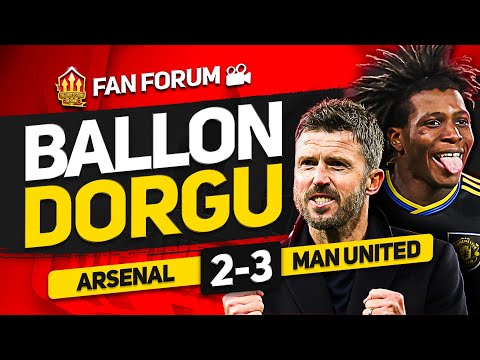 CARRICK'S AT THE WHEEL! Arsenal 2-3 Man United! LIVE Fan's Forum