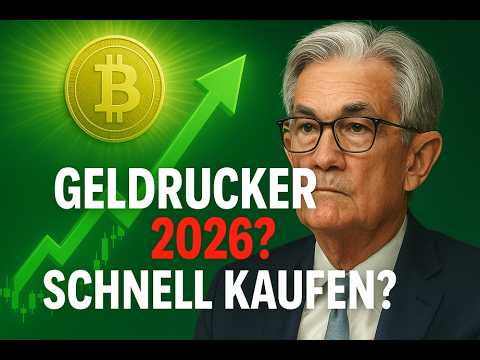 Money Printer kommt zurück!!! Was heißt das wirklich für 2026?