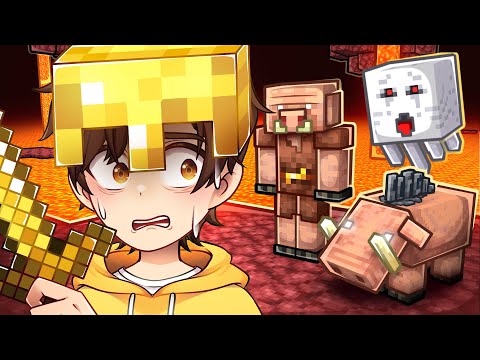 i got lost in the NETHER... (Minecraft Part 3)