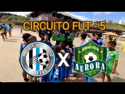 NOVA ERA 0X3 AURORA PELA SEGUNDA RODADA - CIRCUITO FUT 5 DE FUTEBOL DE PRAIA - SUB 9 - 2021
