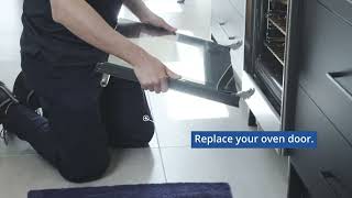 How to easily remove and replace your oven door