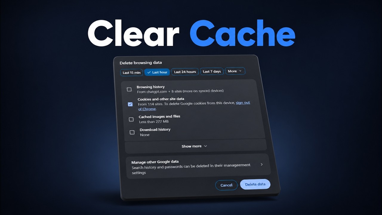 How to Clear Cache in Google Chrome thumbnail