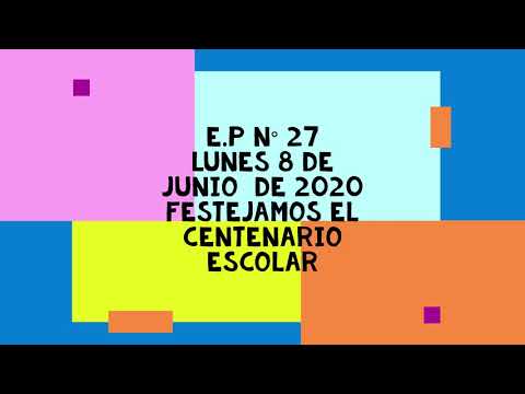 CENTENARIO 1 E.P N°27