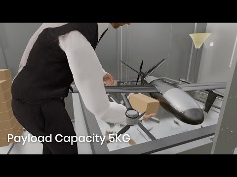 HEISHA and SF Express launched the L200 VTOL cargo drone docking solution