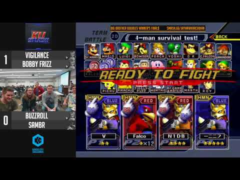 Jayhawk Arcadian SSBM - Vigilance & Bobby Frizz Vs. Sambr & Buzzroll - Pro-Am Doubles Winners Finals