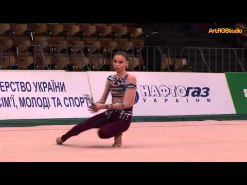 2008 WCup Kiev - LENYSHYN Viktoria (UKR) Clubs - 2008-03-22 - HD1080