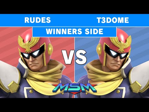 MSM 192 Rudes (Captain Falcon) vs CG T3Dome (Megaman, Falcon ,Ritcher) Winners Side - Smash Ultimate