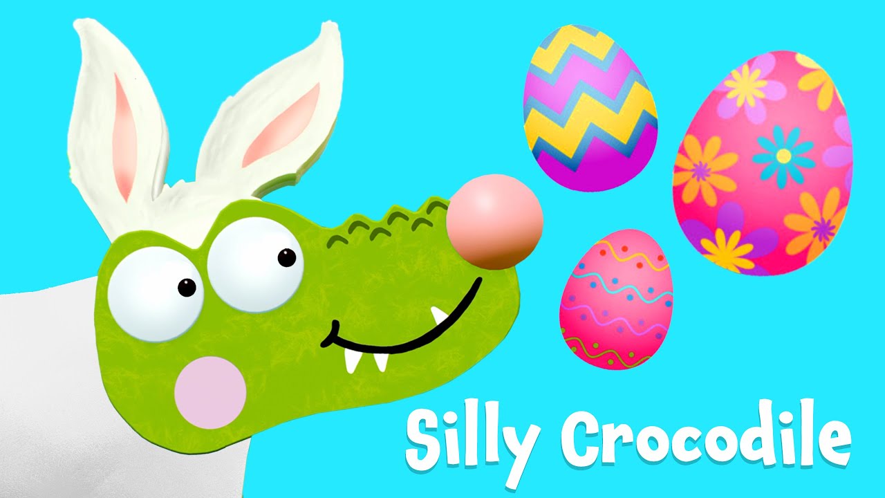 Easter Bunny | Silly Crocodile | Animation For Kids