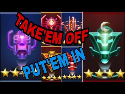 CTP and Obelisks Unequip/Equip Suggestions + My own changes - Marvel Future Fight (mff)