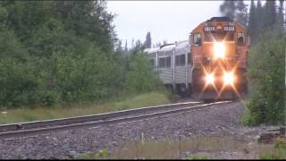 preview picture of video '(HD) Ontario Northland Northlander at Wavell'
