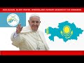 September 14 2022, Nur-Sultan, Silent Prayer, Opening of World Religions Congress, Pope Francis