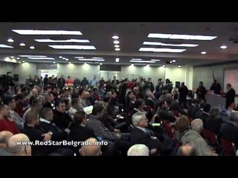 FK Crvena zvezda Skupština - Obraćanje Dragana Džajića