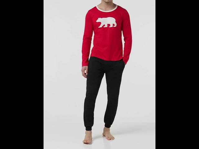 Vídeo relacionado con Paddington Conjunto de Pijama para niños con Oso | Camiseta de Manga Larga con Estampado de Personaje de Oso y Pantalones de Pijama de Pernera Larga para niños en Azul y Rojo