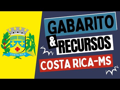Gabarito e Nota de Corte Guarda Municipal Costa Rica MS 2025