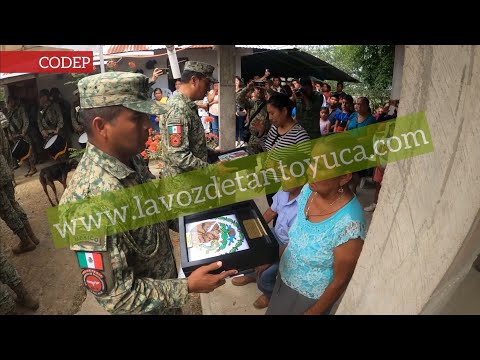 Despiden a militar de Tantoyuca caído en cumplimiento a su deber