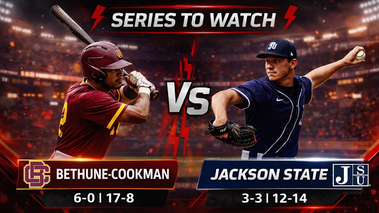 SWAC Baseball Weekend Preview 🔥 Can Jackson State Upset No. 1 Bethune-Cookman?