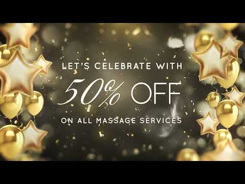 Vilo Spa & Massage celebrating it's first birthday! 50% OFF all massage Services + 10th person FREE