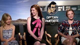 Exclusive: Samantha Isler, Annalise Basso & Shree Crooks Interview - CAPTAIN FANTASTIC (2016) video