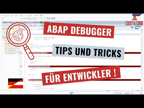 ABAP Debugger - Hilfreiche Tipps und Tricks für Entwickler [deutsch]
