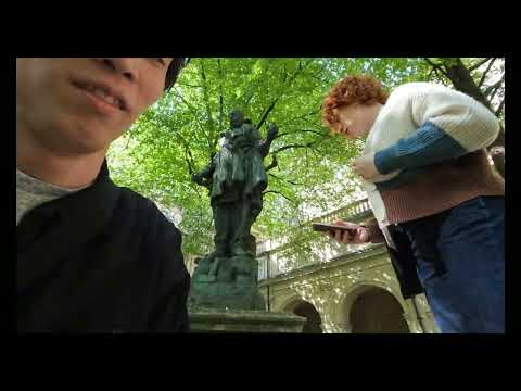 4K, GoPro, No Edit Version, dinner/ garden/ city center/ chocolate shop, Lyon, France!