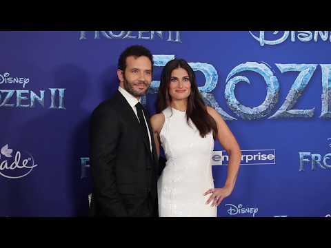Idina Menzel & Aaron Lohr - premiere of Frozen 2