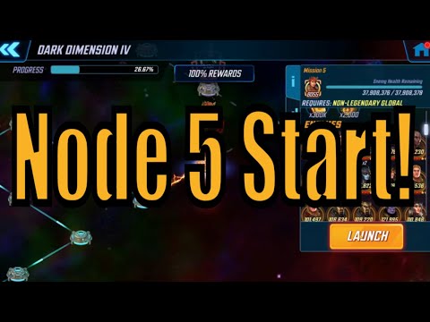 Dark Dimension 4 Node 5 (Global 2) Day 1-2 - Marvel Strike Force