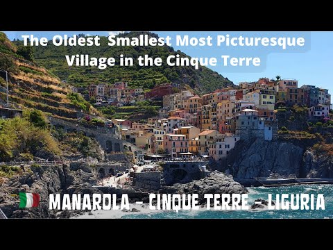 🇮🇹Manarola, Italy Streets Walk in the Village of Lovers - Cinque Terre