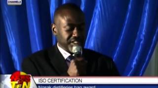 Nosak Distilleries Earn Standard Organisation Nigeria's NIS ISO Certification.