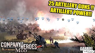 THE MOST EPIC USE OF ARTILLERY !! | Company Of Heroes Blitzkrieg Mod