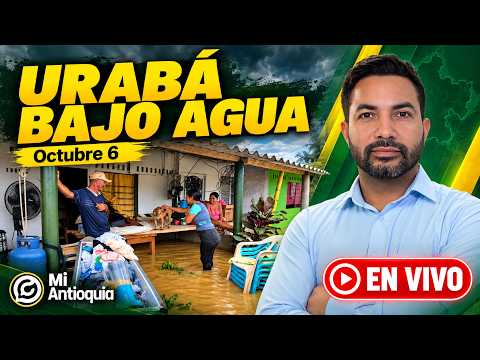 Lluvias en Urabá afectan a más de 1.000 familias en Antioquia | #MiAntioquiaNoticias
