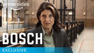 Bosch Season 4   Exclusive  Behind the Scenes Interview with Amy Aquino   Prime Video
