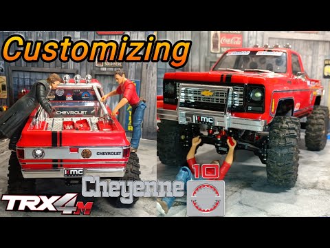 Traxxas Trx4M hightrail K10 body Customisation #traxxastrx4m #trx4mk10 #trx4mk10bed ￼