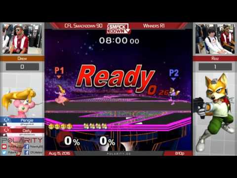 CFL Smackdown 90 Melee - Drew (Peach) vs Ridz (Fox) - Winners R3