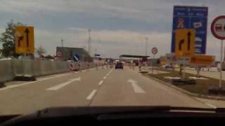 preview picture of video 'Schengen motorway border Slovakia - Austria June 2009'