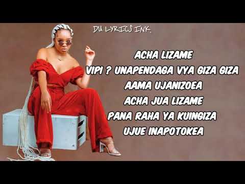 Nandy X Harmonize-Acha Lizame Lyrics