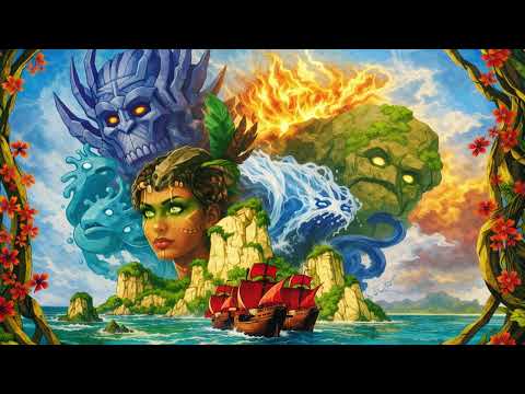 Spirit Island Ambient Music | Relaxing Island Soundscape for Focus & Board Game Night