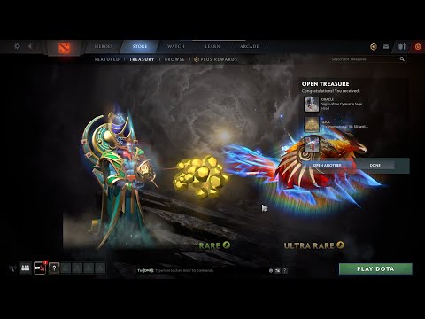TI10 IMMORTAL TREASURE 3 2020 ! Opening Rare + Very Rare + Ultra Rare