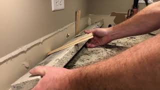 How to Safely Remove Granite Backsplash